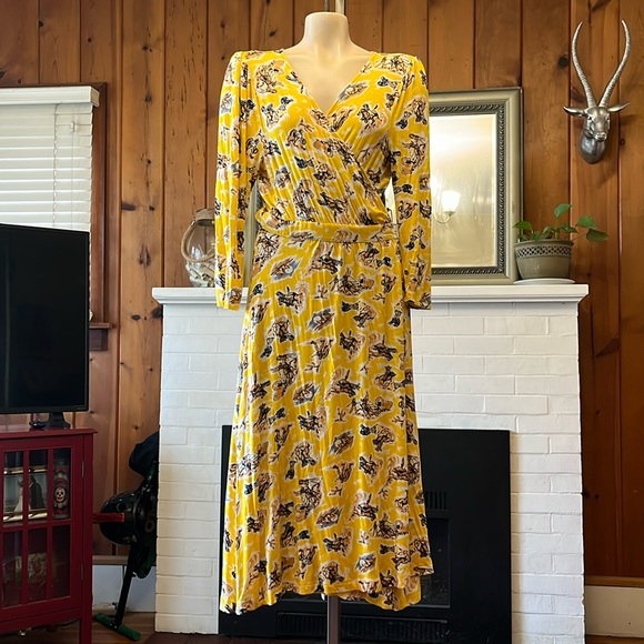 ModCloth “Western Wrap-Around” Dress - Picture 1 of 6